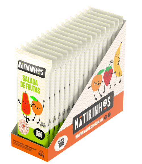 Tablete de Fruta Nátikinhos  - 48 Unidades