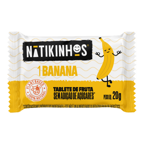 Tablete de Fruta Nátikinhos  - 24 Unidades