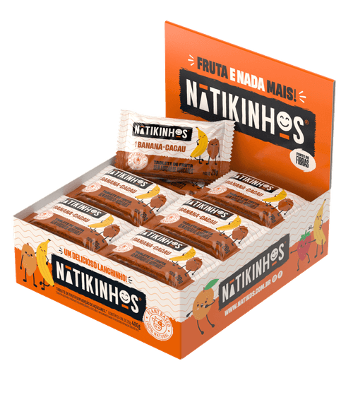 Tablete de Fruta Nátikinhos  - 24 Unidades