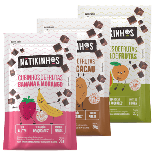 Cubinhos de Frutas